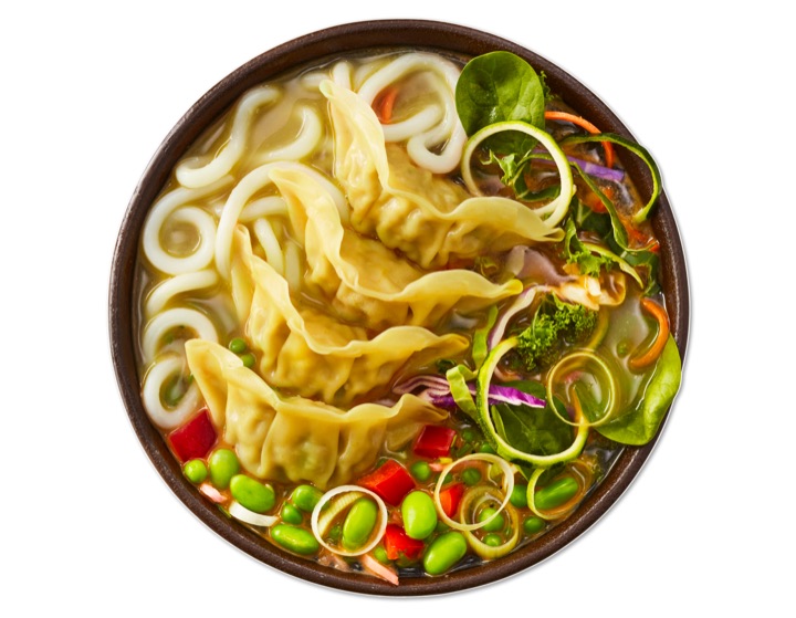 chicken gyoza noodle'bowl from the itsu menu