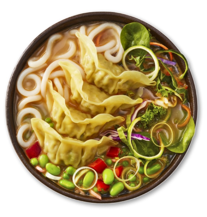 chilli chicken gyoza noodle'bowl from the itsu menu