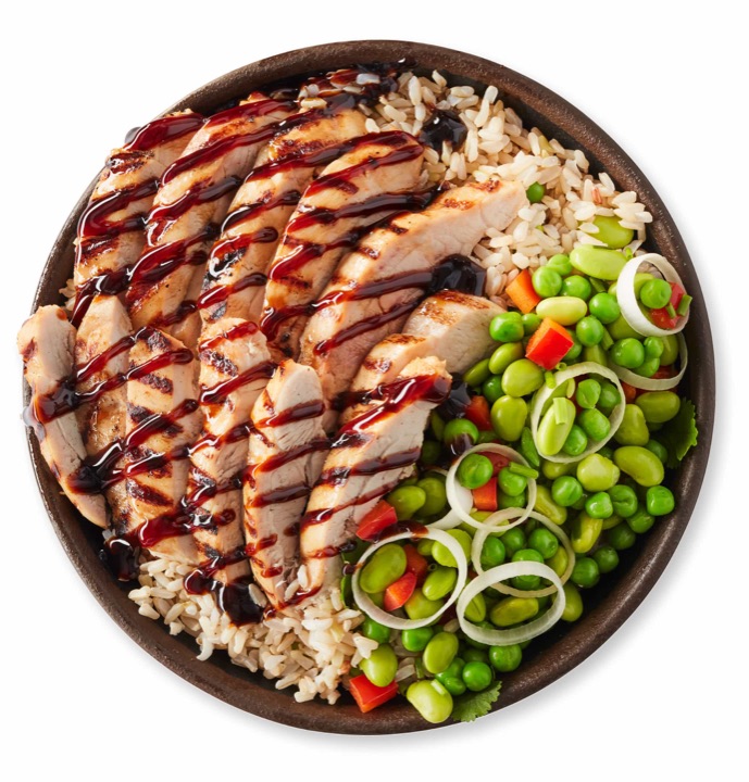 double chicken teriyaki from the itsu menu