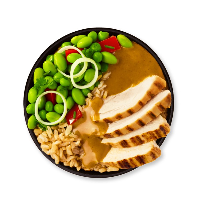 little grilled katsu chicken curry from the itsu menu