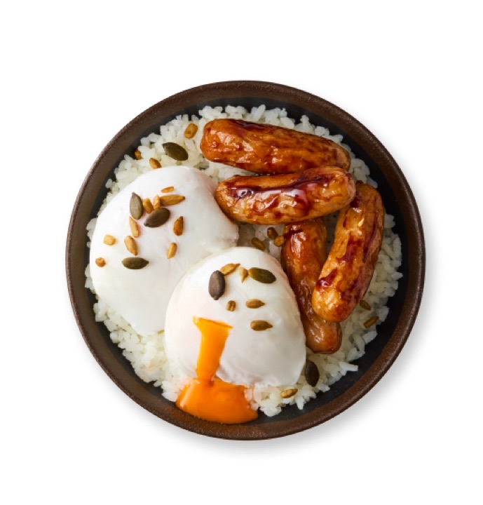 little sausages egg'pot from the itsu menu