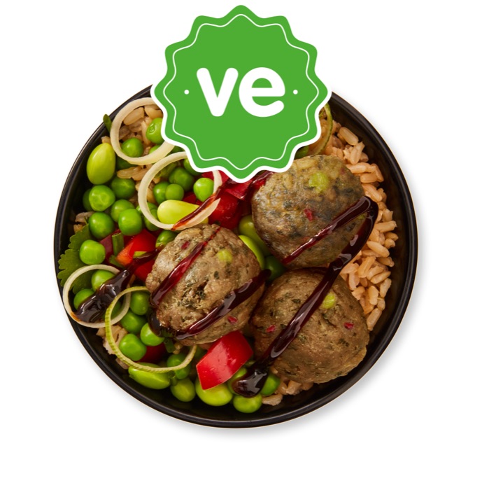 little veggie'balls teriyaki from the itsu menu