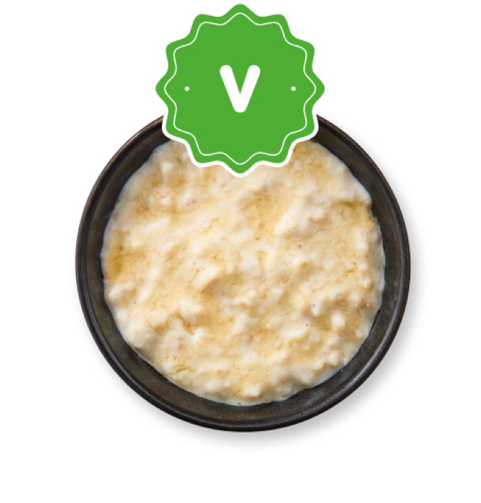 porridge with agave from the itsu menu