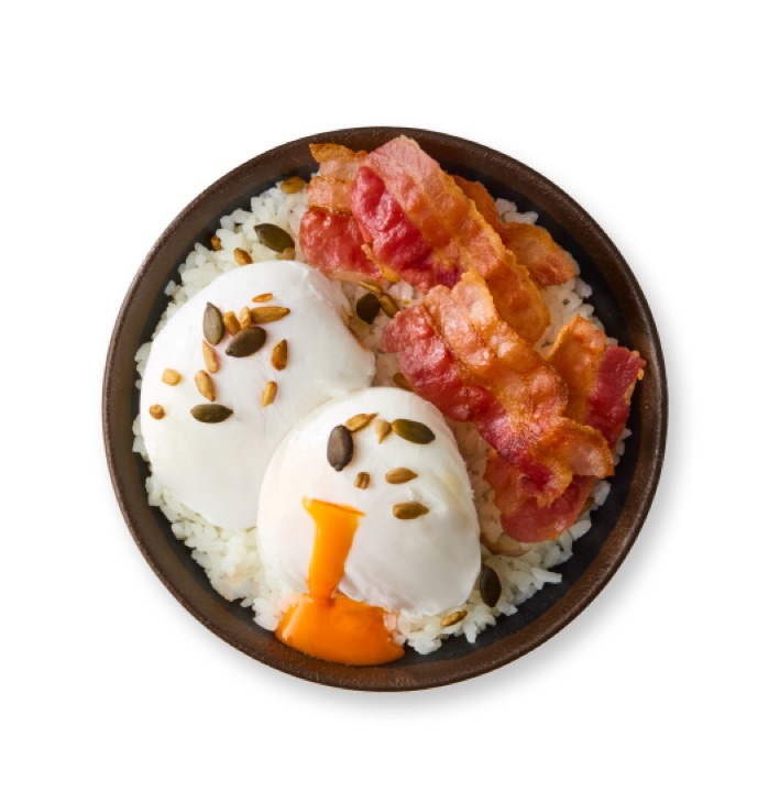 roasted bacon egg'pot from the itsu menu