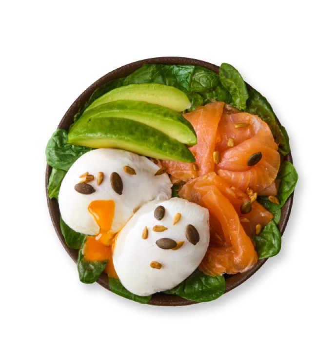 smoked salmon & avo egg'pot from the itsu menu
