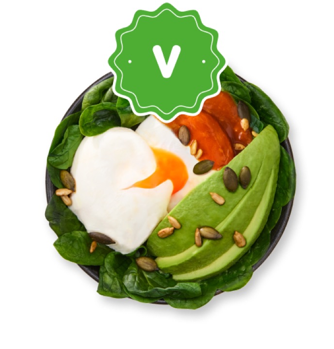 spinach & avo egg'pot from the itsu menu