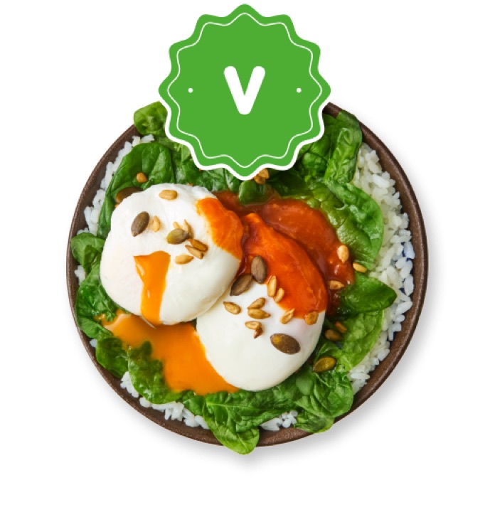 spinach & seeds egg'pot from the itsu menu