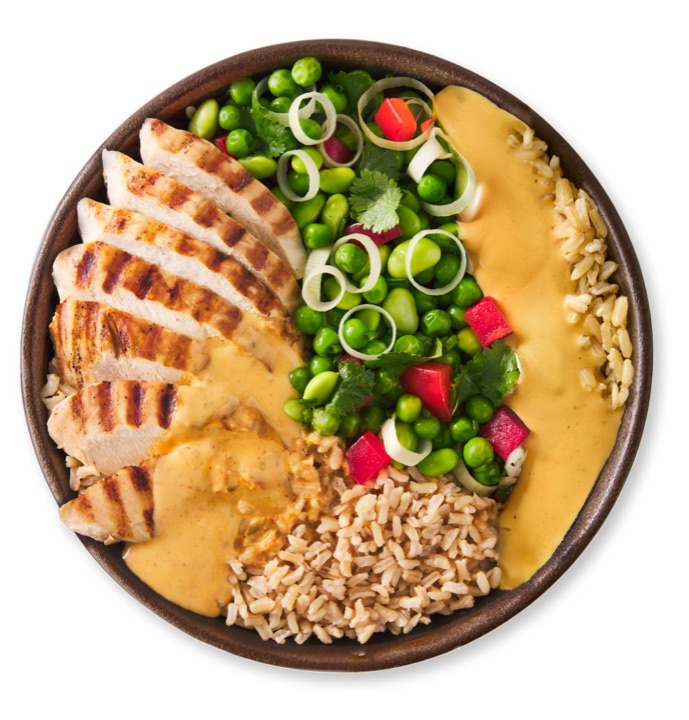 Thai chicken curry from the itsu menu