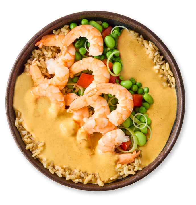 Thai king prawn curry from the itsu menu