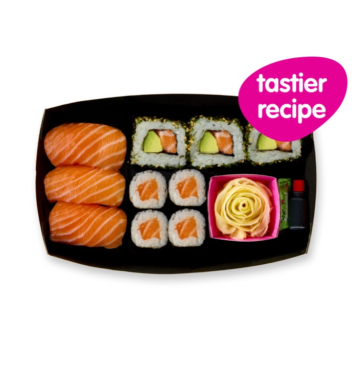 the super salmon light from the itsu menu