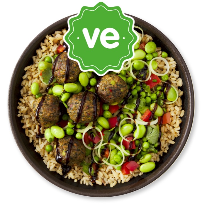 veggie'balls teriyaki from the itsu menu