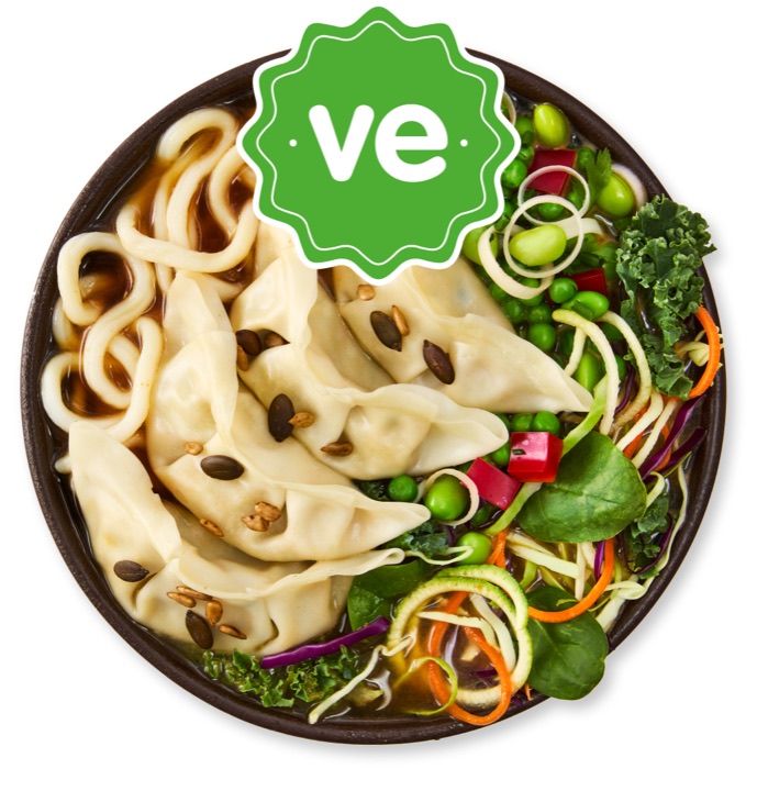 veggie gyoza noodle'bowl from the itsu menu