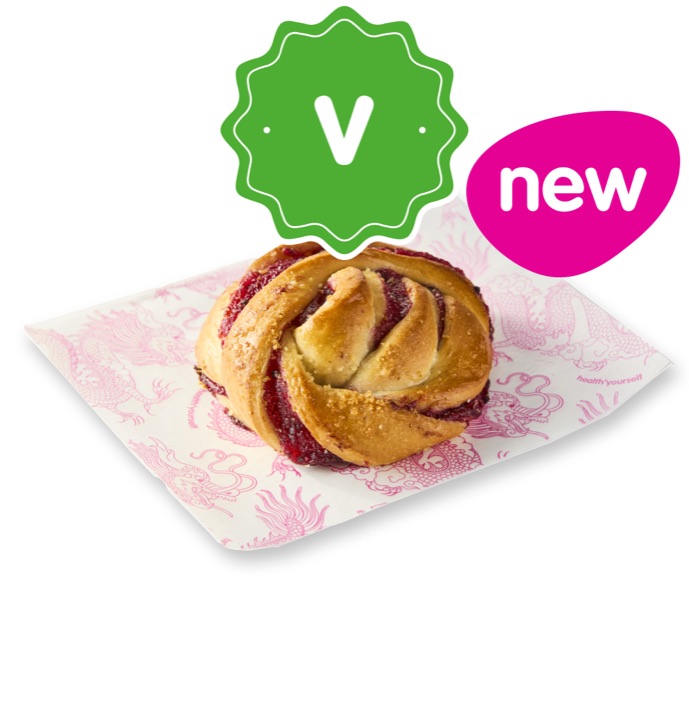 wild berry knot from the itsu menu